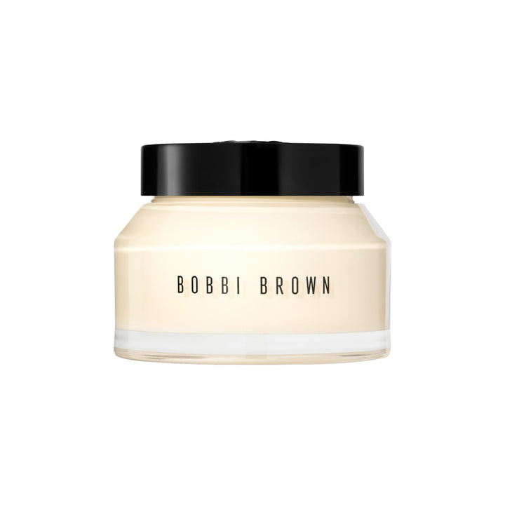 Bobbi Brown front packaging showing jar and product name with elegant design benefits