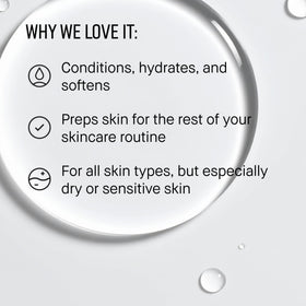 Bobbi Brown tonic on bathroom vanity in lifestyle scene conveying daily routine convenience