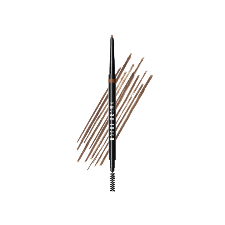 Bobbi Brown Precise Brow Pencil front view showing slim pencil and cap, precise definition