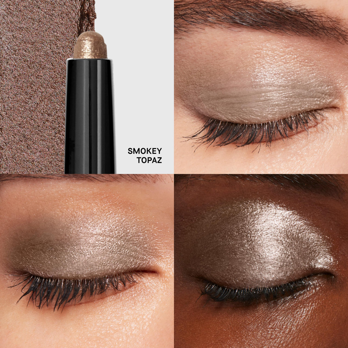 Bobbi Brown shadow stick with cap off revealing creamy tip for easy application