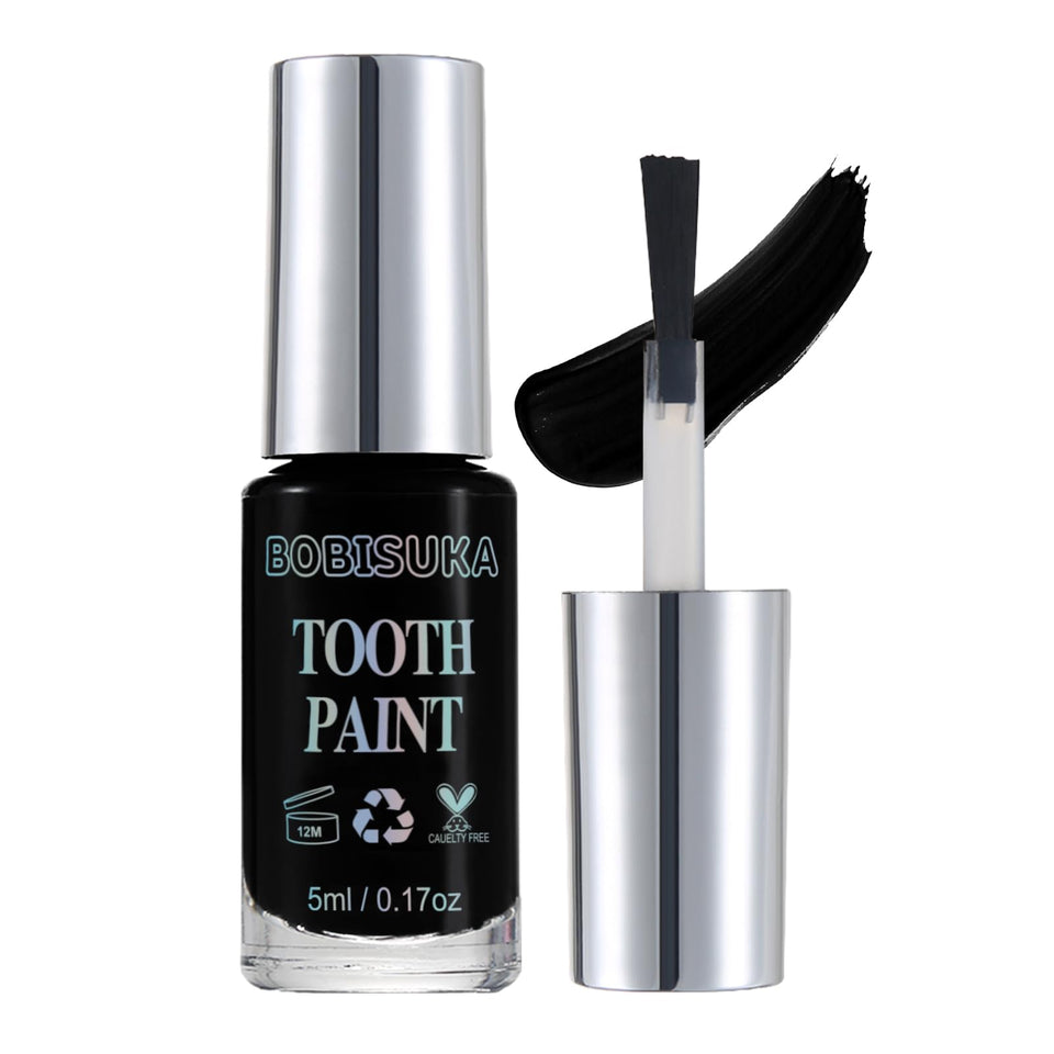 BOBISUKA front packaging showing black tooth paint for dramatic effects