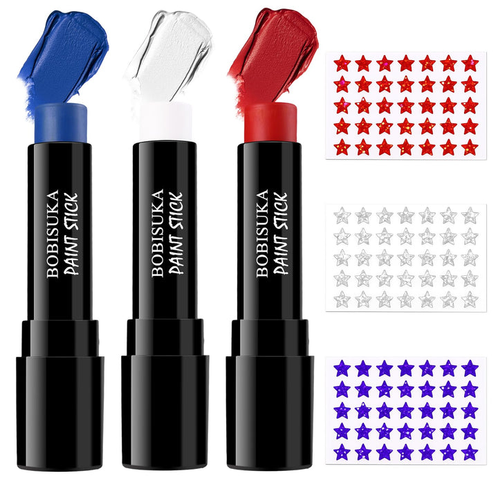 BOBISUKA front packaging showing patriotic paint set for easy identification