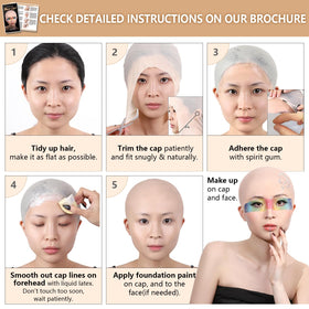 BOBISUKA five-color greasepaint palette with swatches for precise skin matching benefit