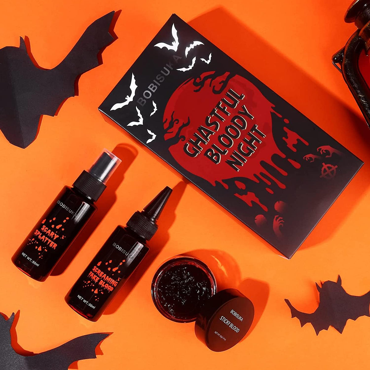 bobisuka Halloween makeup lifestyle scene enhancing spooky costume look