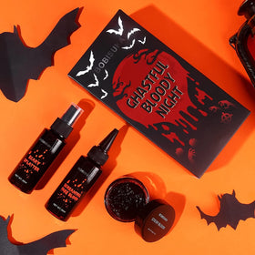 bobisuka Halloween makeup lifestyle scene enhancing spooky costume look