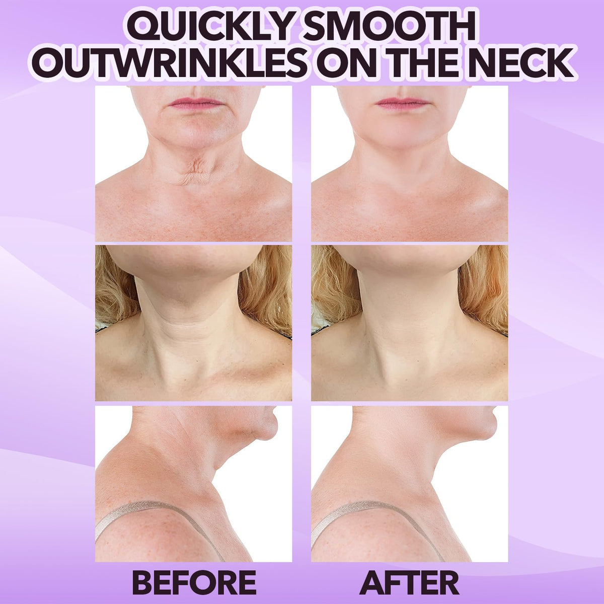 Bocello strip hidden under makeup demonstrating invisible finish and confidence