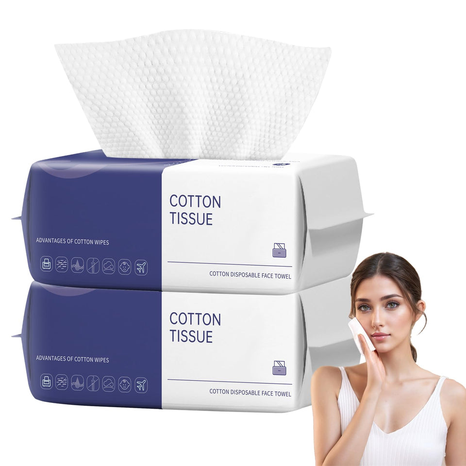 BODFPPC front packaging showing 200-count cotton face towels, clear benefits