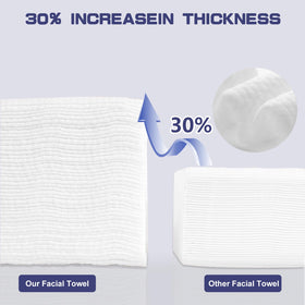 BODFPPC removing makeup from face, lint-free cotton for clean makeup removal