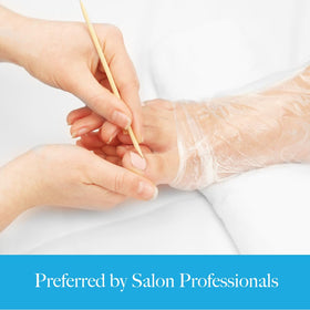 Person wearing Bodipure socks during at-home treatment for convenience