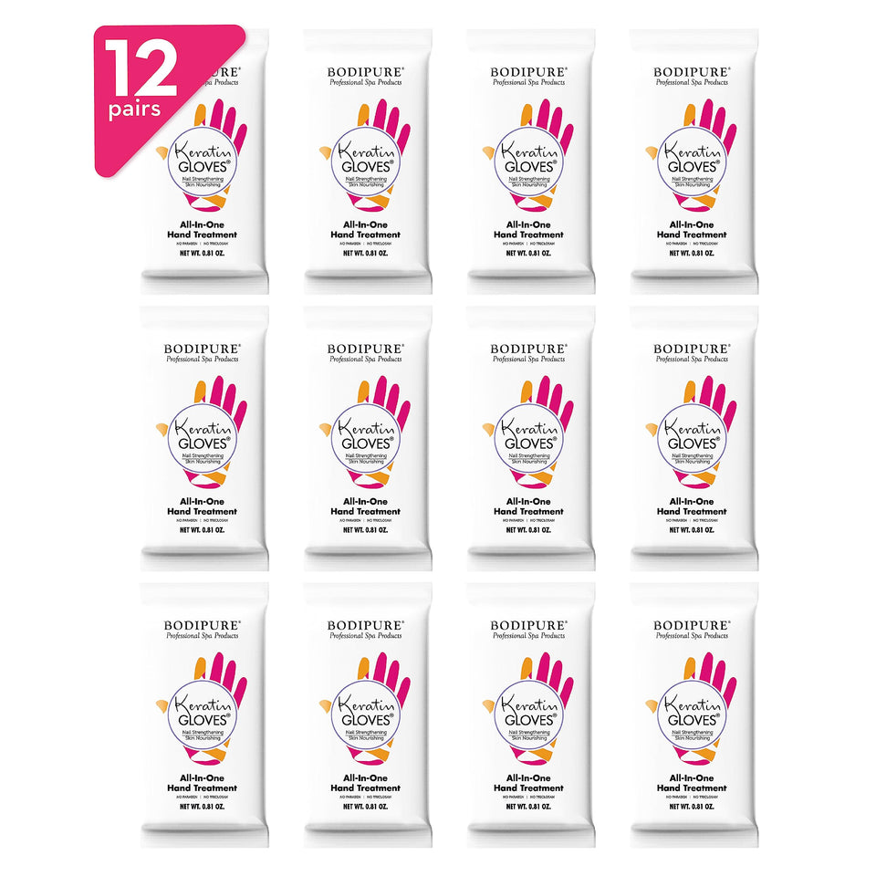 Bodipure front packaging showing 12-pair box and brand benefit