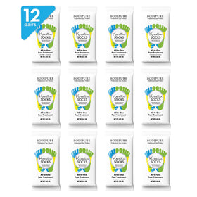 Bodipure front packaging showing 12 pairs and product benefits