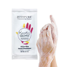 Bodipure close-up of serum texture inside glove showing rich hydration