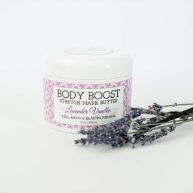 Body Boost butter close-up texture showing creamy, fast-absorbing finish