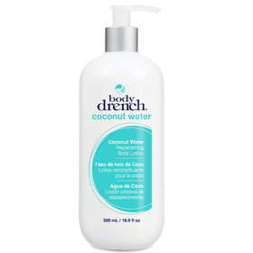Body Drench front packaging showing clean coconut-water scent and hydration benefit