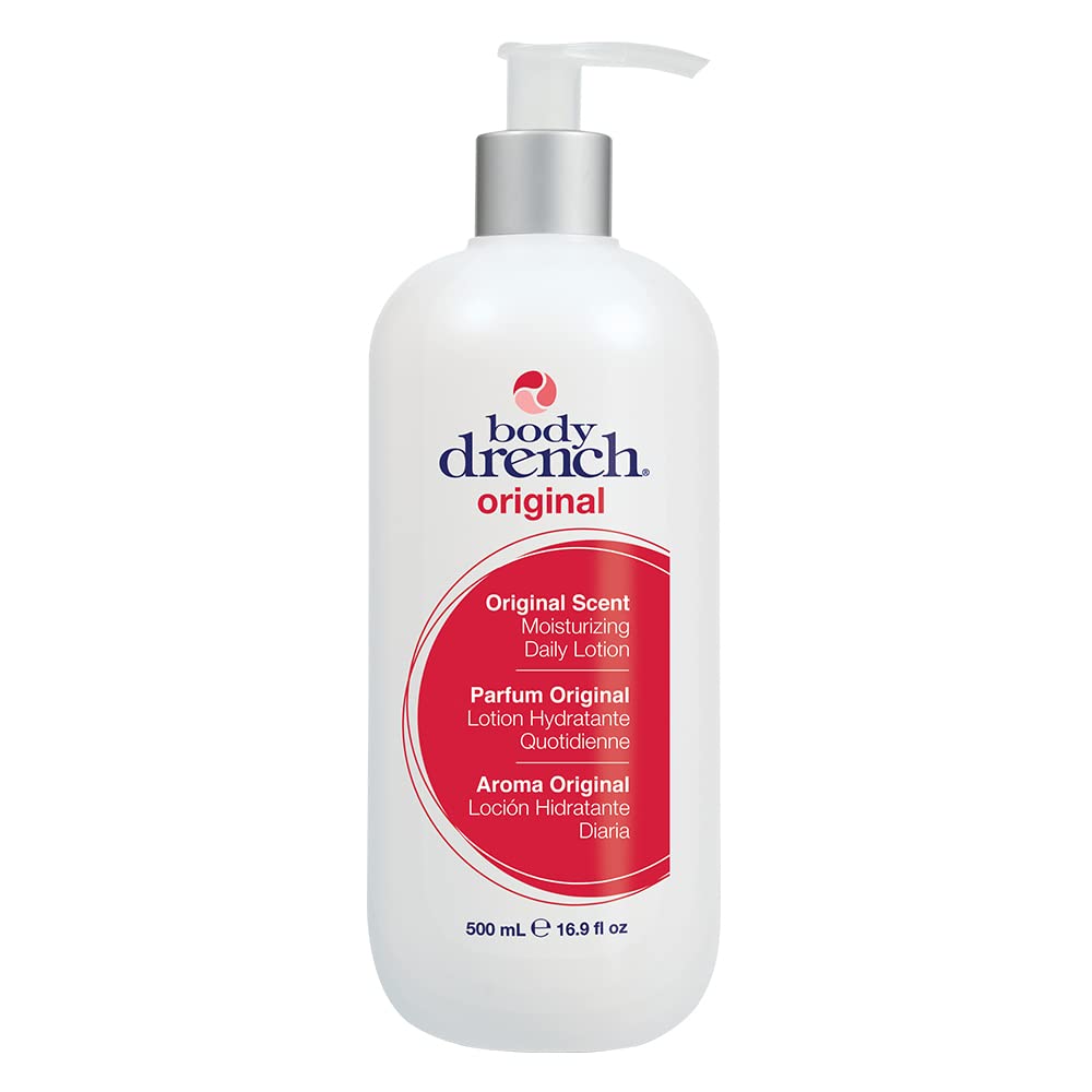 Body Drench front packaging showing 16.9oz bottle and clear branding for daily hydration