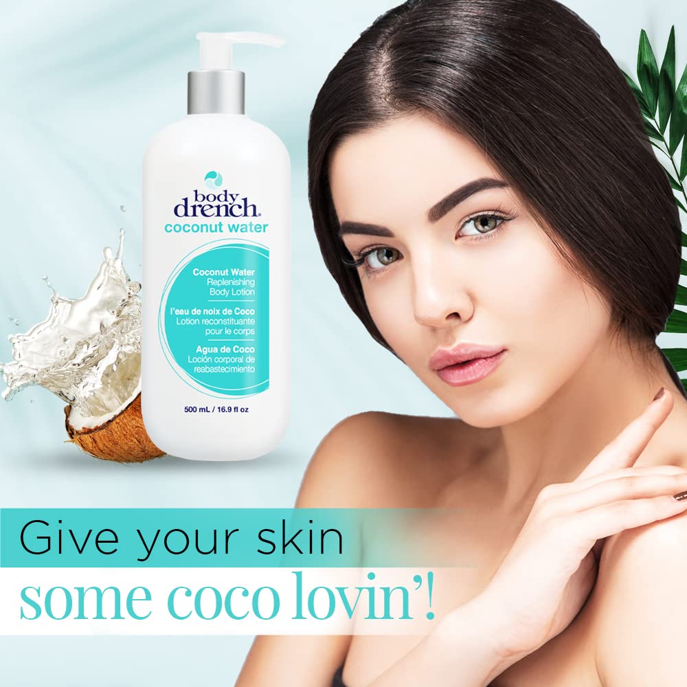 Body Drench lotion texture on hand demonstrating lightweight absorption and smoothness