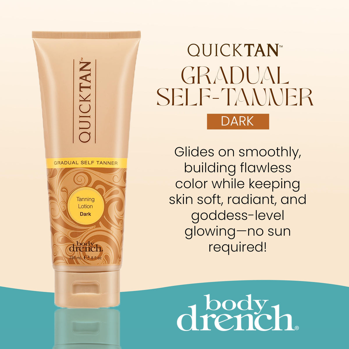 Body Drench lotion texture close-up demonstrating smooth, fast-absorbing hydration