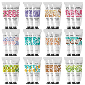 BODY & EARTH # LOVE front packaging showing 36 tubes and variety, visually clear benefit