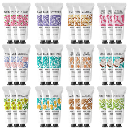 BODY & EARTH # LOVE front packaging showing 36 tubes and variety, visually clear benefit