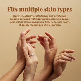 BODY & EARTH # LOVE ingredients display with shea butter glycerin vitamin E for nourishment