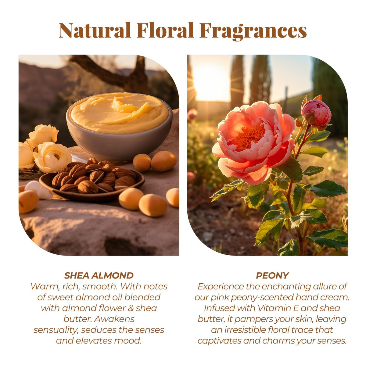 BODY & EARTH # LOVE trio staged in a purse highlighting portability and on-the-go care
