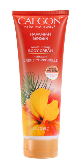 Body Fantasies jar front view showing packaging and tropical appeal
