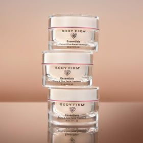 BODY FIRM Crepe Erase open jar revealing creamy night formula for deep hydration