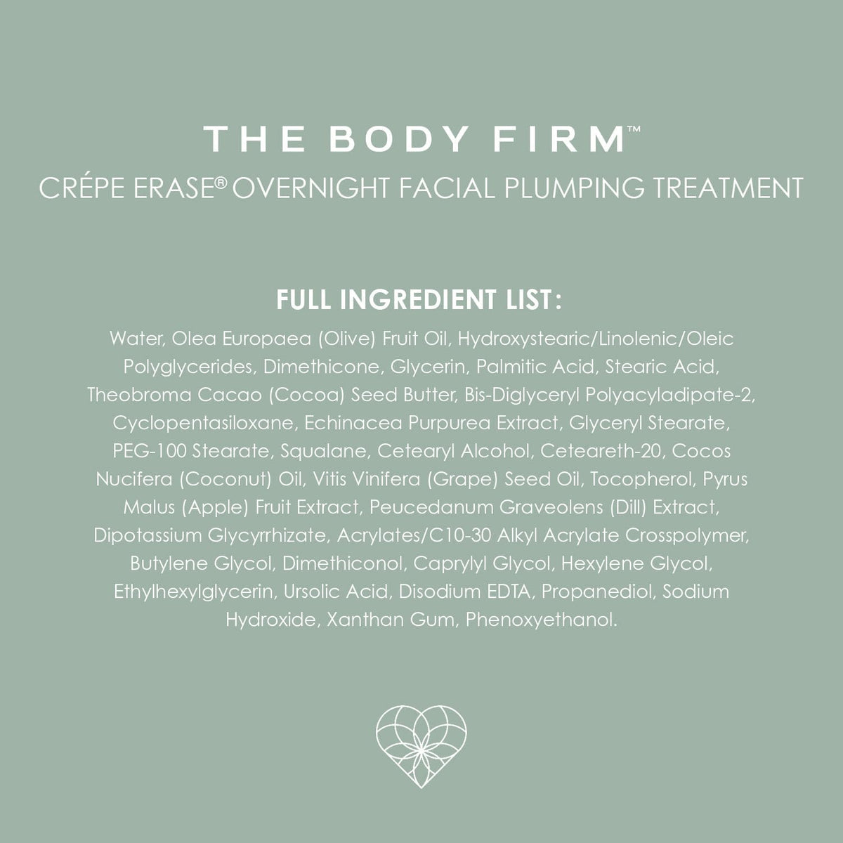 BODY FIRM Crepe Erase in bedside setting illustrating night cream as final routine step