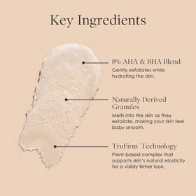 BODY FIRM pump dispensing product into hand demonstrating easy, controlled application