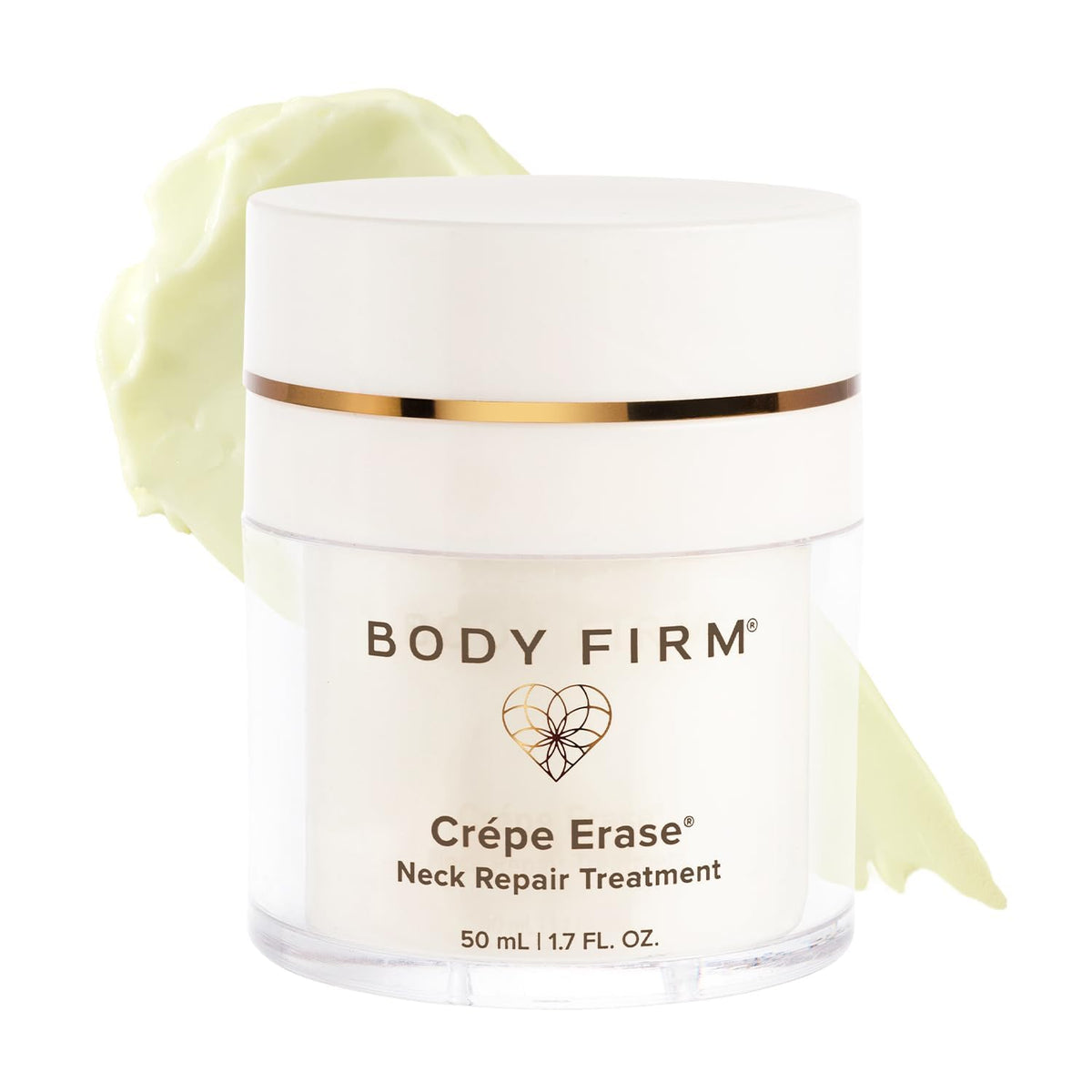 BODY FIRM jar front view showing packaging and size benefit clarity