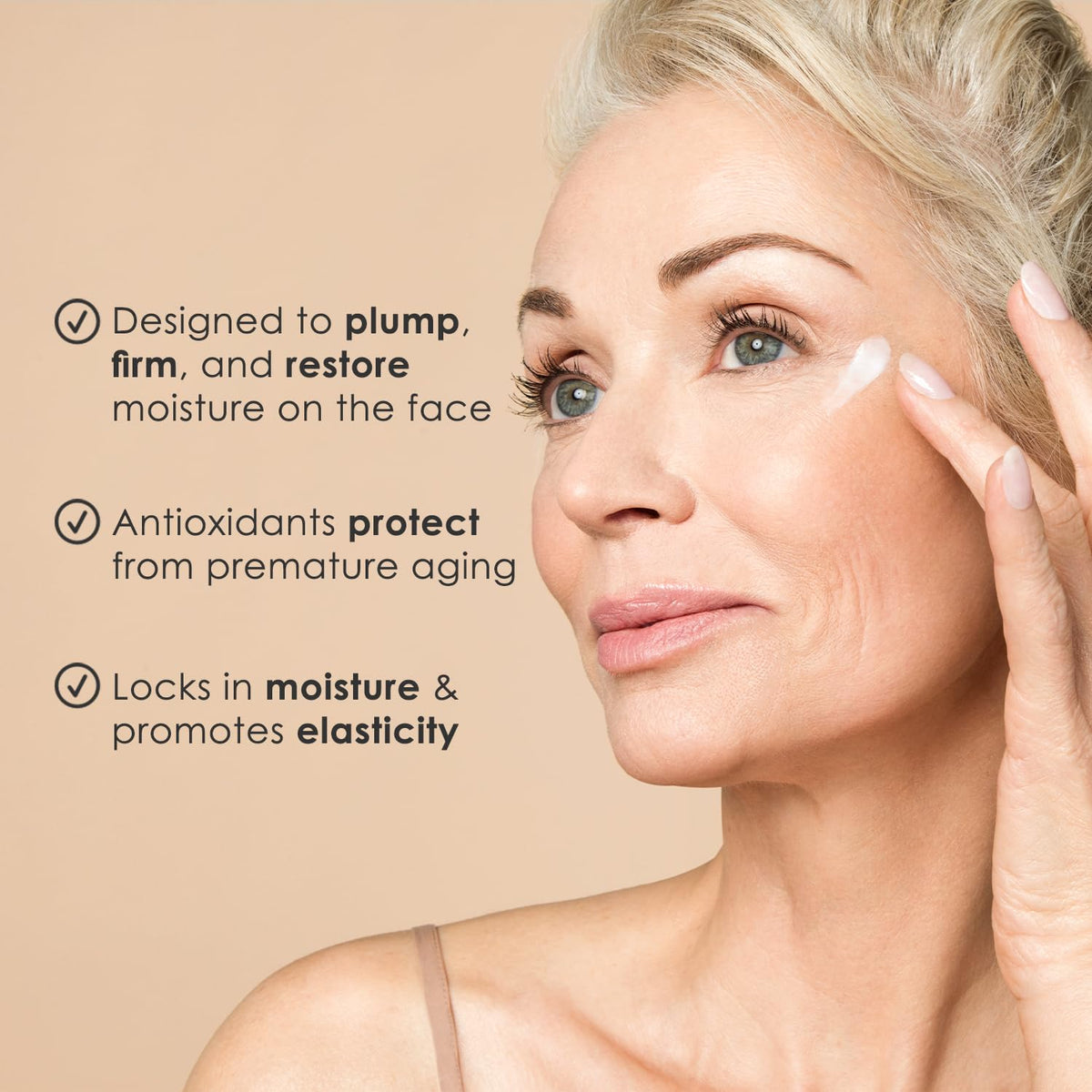 Body Firm tube label close-up displaying TruFirm complex and ingredient focus