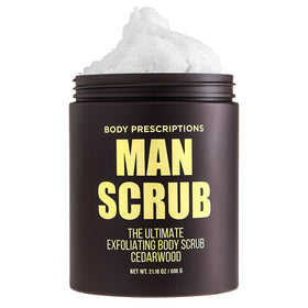 Body Prescriptions cedarwood jar front view shows size and clean label benefit of quick identification