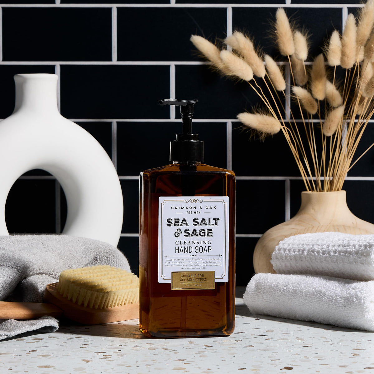 Body Prescriptions soap lather on hands demonstrating effective cleansing without dryness