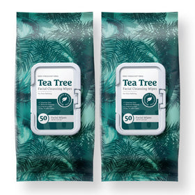 Body Prescriptions front packaging shows two tea-tree wipe packs for quick cleansing