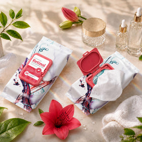 Body Prescriptions pack inside gym bag portraying on-the-go refresh and cleanup