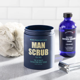Body Prescriptions in-shower use demonstrating product application for refreshed skin
