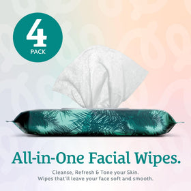 Body Prescriptions wipe removing eye makeup showing effective gentle removal