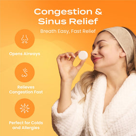 Body Restore close-up of tablet texture showing concentrated formula for longer-lasting scent