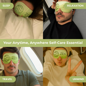 Body Restore mask being removed from sealed pouch to show air-activation ease