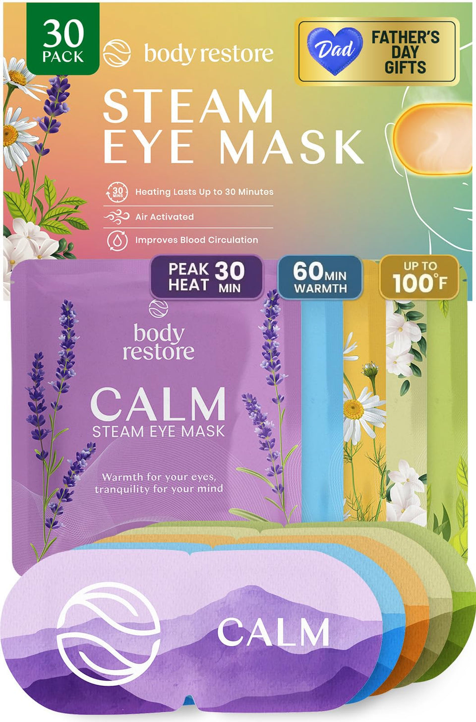 Body Restore front packaging showing variety pack and gift-ready benefits