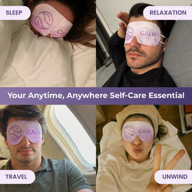Body Restore mask held in hand to show scale and portability