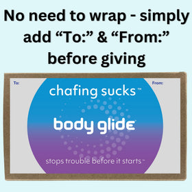 BodyGlide body stick close-up highlighting easy glide and dry finish