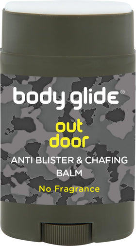 BodyGlide outdoor stick front view showing compact travel size and ease