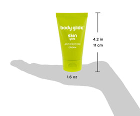 Close-up of Skin Glide satin finish illustrating long-lasting barrier