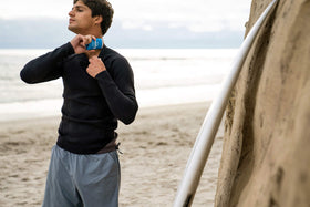 BodyGlide in a pocket showing travel size convenience and on-the-go protection