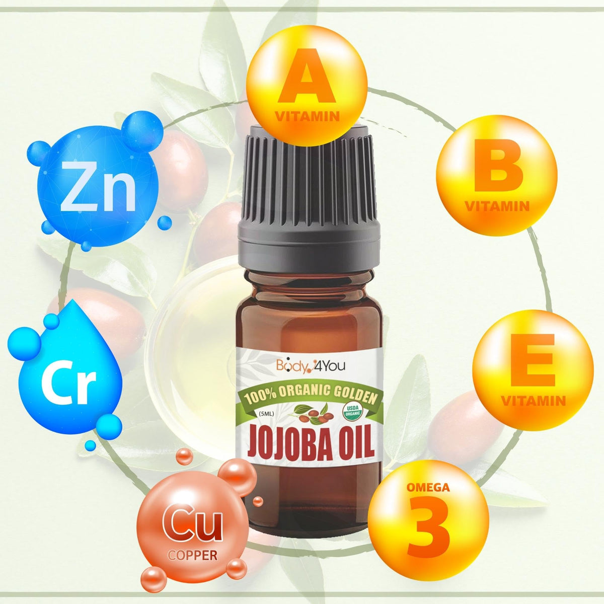 BodyJ4You balm on fingertip demonstrating gentle application to stretched lobes