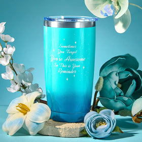BodyRefresh jasmine candle lit to create calming scent and soft ambient light
