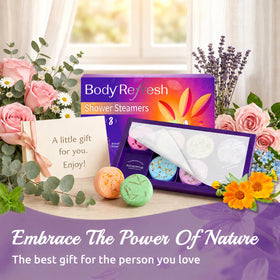 BodyRefresh steamer in hand for size comparison, showing travel-friendly compact design