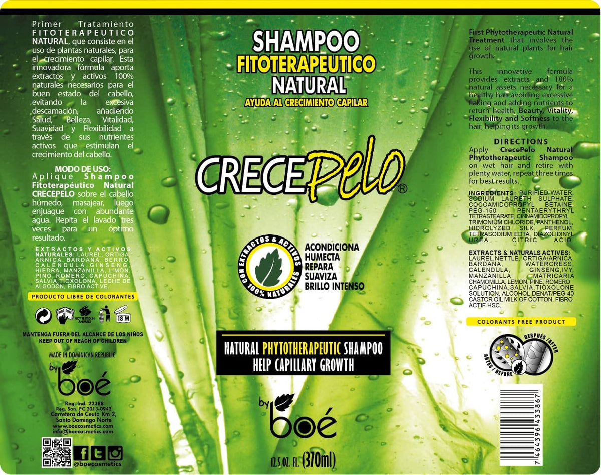 BOÉ COSMETICS shampoo lather texture demonstrating gentle cleansing