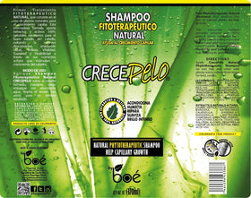 BOÉ COSMETICS shampoo lather texture demonstrating gentle cleansing